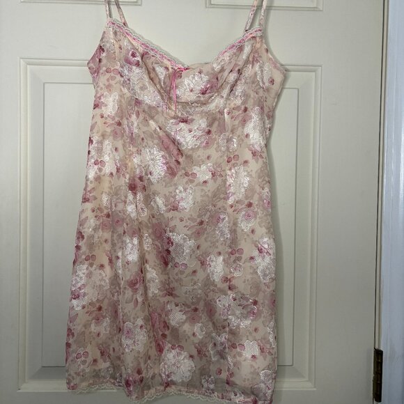 Princess Polly Pink Floral Mini Dress Sz 6 - Picture 1 of 3